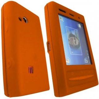 Sony Ericsson Xperia X10 Mini Pro Orange + Yellow Silicone Case