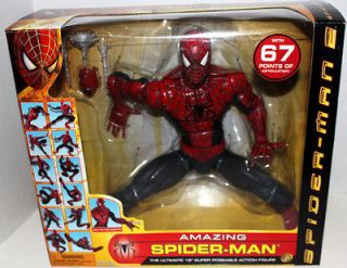 SPIDERMAN 18 TOY BIZ SUPERPOSEABLE ACTION FIGURE W/WEB SHOOTER 2004 