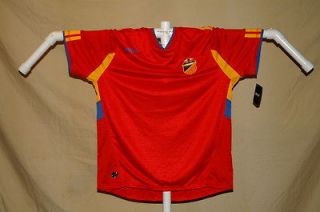 Team SPAIN Soccer Shirt JERSEY by MITRE Large NWT