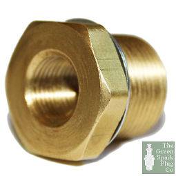 Spark Plug Thread Adaptors Brass 22mm down to 14mm