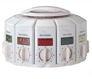 New KitchenArt 25000 Auto Measure Spice Carousel without Spices, White