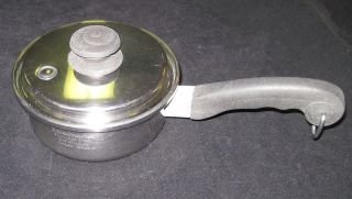   QUART SAUCE PAN WITH VAPO LIT   STAINLESS STEEL 18 8 TRI CLAD
