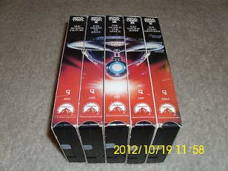 Star Trek TOS film collection I II III IV V 1 2 3 4 5 on VHS khan 