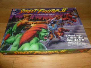 NICE 1994 STREET FIGHTER II Complete Board Game Milton Bradley Capcom
