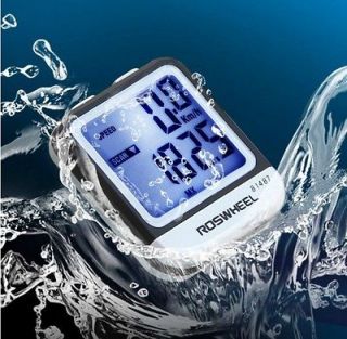   LCD Computer Waterproof Night Vision Stopwatch Odometer Speedometer
