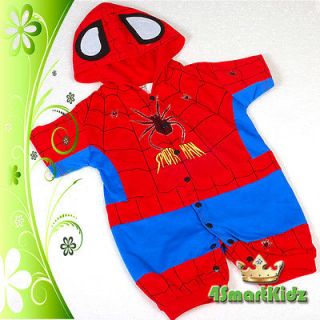 LIMITED OFFER: Spiderman Hero Baby Fancy Party Costumes Outfit Size 2 