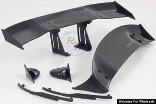 Newly listed 1/10 RC R/c Racing On Road Car Body GT Rear Spoiler Tail 