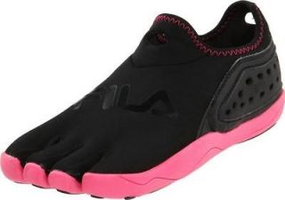Fila Skele Toes Tri Fit Womens Beach Shoe Slip On Black / Hot Pink