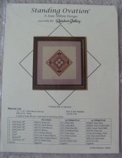 Standing Ovation counted needlepoint chart by Rainbow Gallery