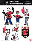   CALGARY FLAMES STICK PEOPLE FAMILY DECALS ~ FULL COLOR VINYL DECALS
