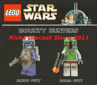 Lego Star Wars Boba Jango Fett Minifigure Poster Sign