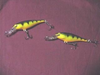 PC LOT ASST RAPALA DEEP RUNNER PERCH UNFISHED FISHING LURE LURES