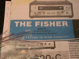 fisher 800c in Vintage Stereo Receivers