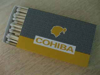 New COHIBA Cigar Matches Box w/ Matches