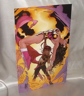 Wonder Woman~COVER PRINT~HAND SIGNED BY ADAM HUGHES~Watchmen~Dr 
