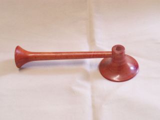 antique medical early type scarce stethoscope wooden varnished doctor