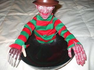 Animated Freddy Krueger Candy Bowl Dish Halloween A Nightmare Elm 