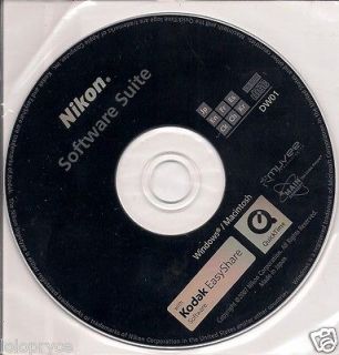 Nikon Software Suite CD Disk DSLR Coolpix