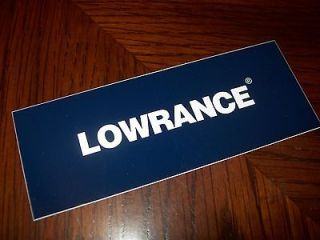 LOWRANCE FISHING LURE DECAL ( PUT ON BOATS RVs TRUCK )