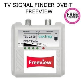 FREEVIEW DIGITAL TV AERIAL SIGNAL FINDER METER DVB T