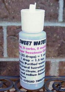 Sweet Water   LIQUID SPLENDA Sucralose Sweetener 4oz Made in USA 0 