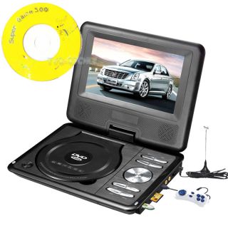 Brand New 7.5 Swivel Portable DVD Player CD+SD+MS+MMC+U​SB+TV+MP3/4 
