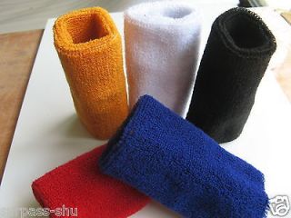 PCS Cotton Sweatbands Wristbands Gymnastics yoga exercise 5 color