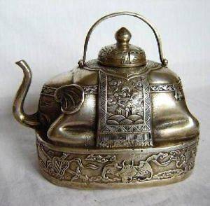 wonderful Tibet silver elephant teapot
