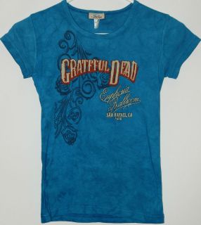 Grateful Dead Euphoria Ballroom Tie Dye Girls Junior T Shirt tee by 