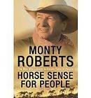 Horse Sense People Monty Roberts signed First Edition 2001 HCDJ