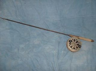   Pflueger Sal Trout # 1558 Reel With Vintage Metal Telescoping Pole