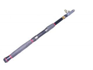 Portable folding fishing pole rod starter kit reel line hooks Great 