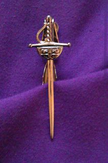sword tie clip in Mens Jewelry