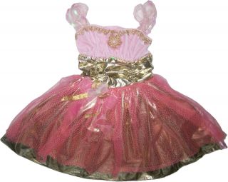 NEW Barbie Princess COSTUME Girls Party Dress Up Size 4 6X *MINOR 