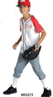 High School Musical Wild Cats Baseball Costume 4 6 NWT