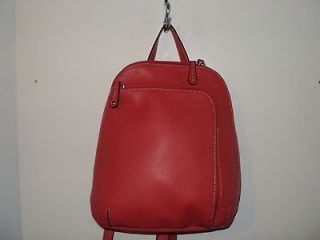 red leather backpack purse in Handbags & Purses