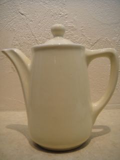 Vtg Coors Thermo Porcelain Tea Coffee Pot+Lid #133 7.25T 3 Cup Pale 