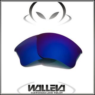 WL Polarized Ice Blue Replacement Lenses For Oakley Flak Jacket XLJ 