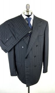 New STEFANO RICCI Italy Super 180s 14 Micron Grey Suit 56 46 46R 46L 