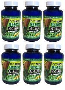 BOTTLES OF 100% Pure Green Coffee Bean Extract Dr. Oz CHLOROGENIC 