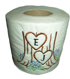 Personalised First Anniversary Gift ~ Novelty Toilet Paper Roll