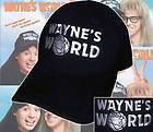 Waynes World adjustable hat Waynes Stock Garth Wayne Campbell black 
