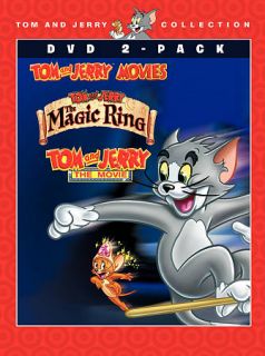 Tom and Jerry Double Feature The Magic Ring The Movie DVD, 2011, 2 