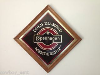 Copenhagen Tobacco Snuff Gold Diamond Membership Plaque make an offer