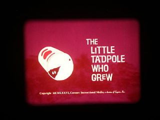 16mm film THE LITTLE TADPOLE WHO GREW Nature Live Action with 