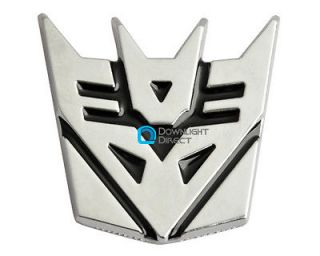 Transformer Decepticon Logo Car Racing Decals Emblem Badge Sticker
