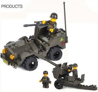    aircraft Guns & Jeep    Compatible With Lego Assembly Block Toy #2