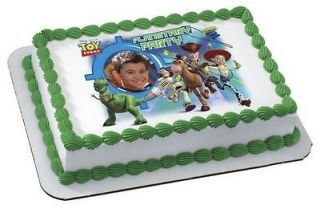 Toy Story Planetary Party Photo Image~ Edible Image Icing Cake Topper