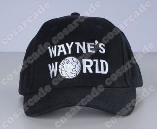 Waynes World Embroidered Logo Cap Wayne Campbell Hat
