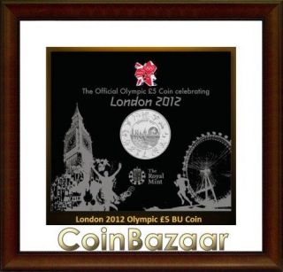 Royal Mint 2012 £5 BU Olympic & Paralympic Coins: London 2012 Just 
